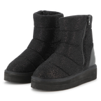 Sequined Textile Ankle Boot