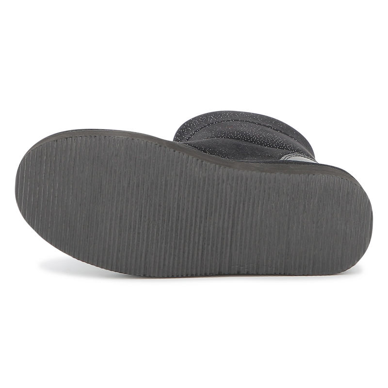 Sequined Textile Ankle Boot