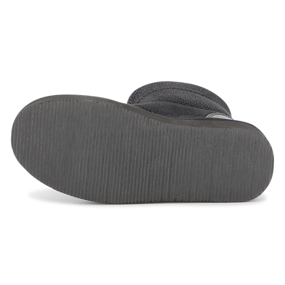 Sequined Textile Ankle Boot