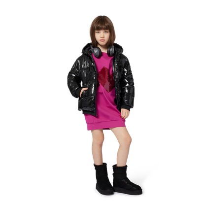 Sequined Textile Ankle Boot