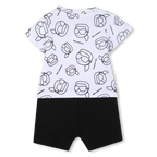 Short-Sleeved Jumpsuit