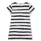 Short Sleeve Striped Dress