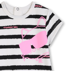 Short Sleeve Striped Dress