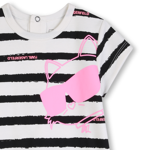 Short Sleeve Striped Dress