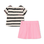 T-Shirt And Skirt Set