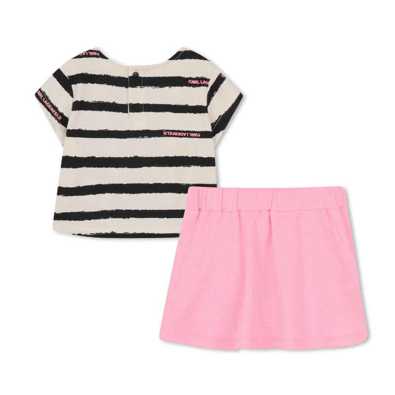 T-Shirt And Skirt Set