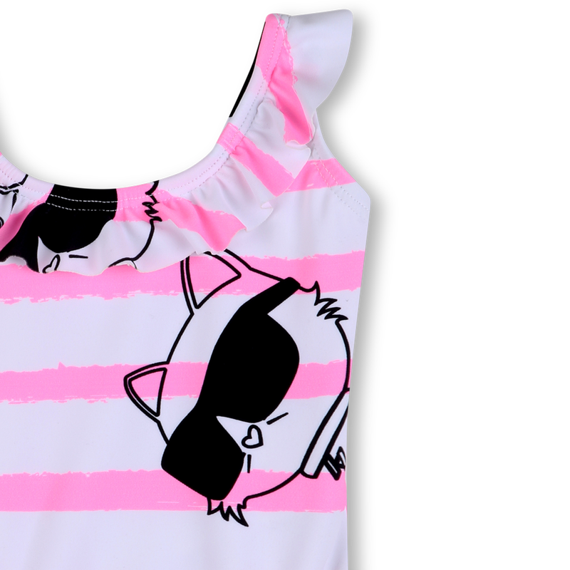 Pink And White Swimsuit
