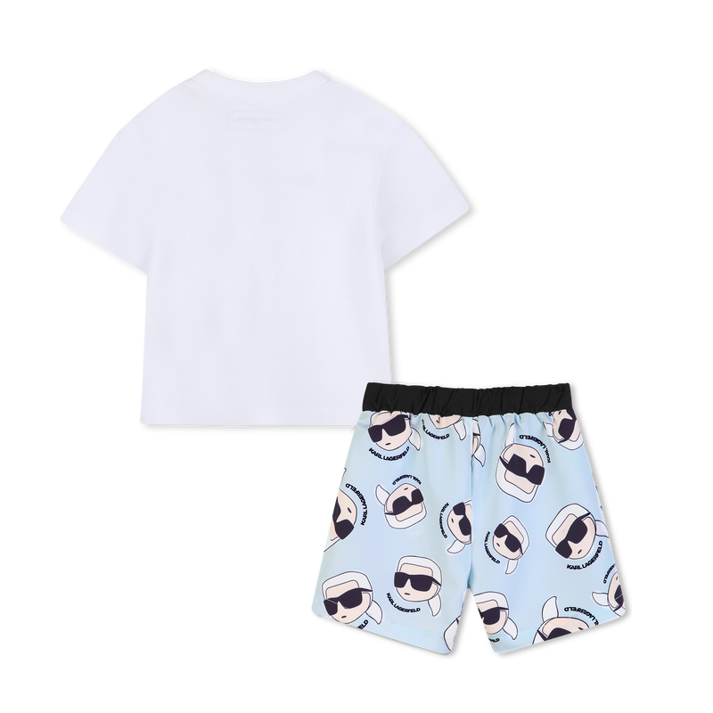T-Shirt And Swim Shorts Set