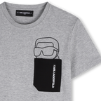 Grey T-Shirt With Pocket