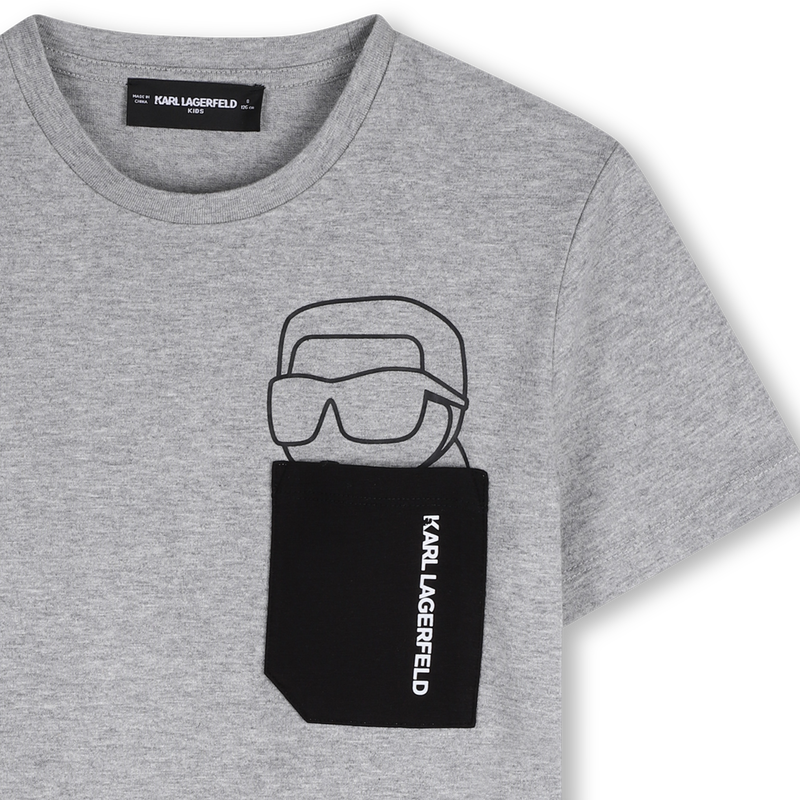 Grey T-Shirt With Pocket