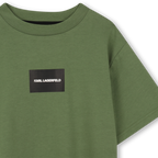 Green Back Print T-Shirt