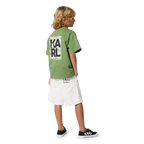 Green Back Print T-Shirt