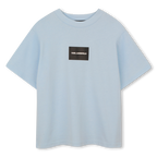 Light Blue Back Print T-Shirt