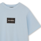 Light Blue Back Print T-Shirt