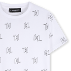 Logo Print White T-Shirt