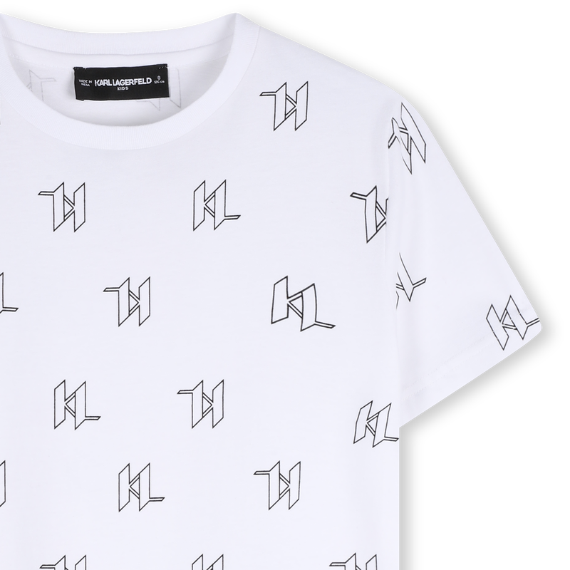 Logo Print White T-Shirt