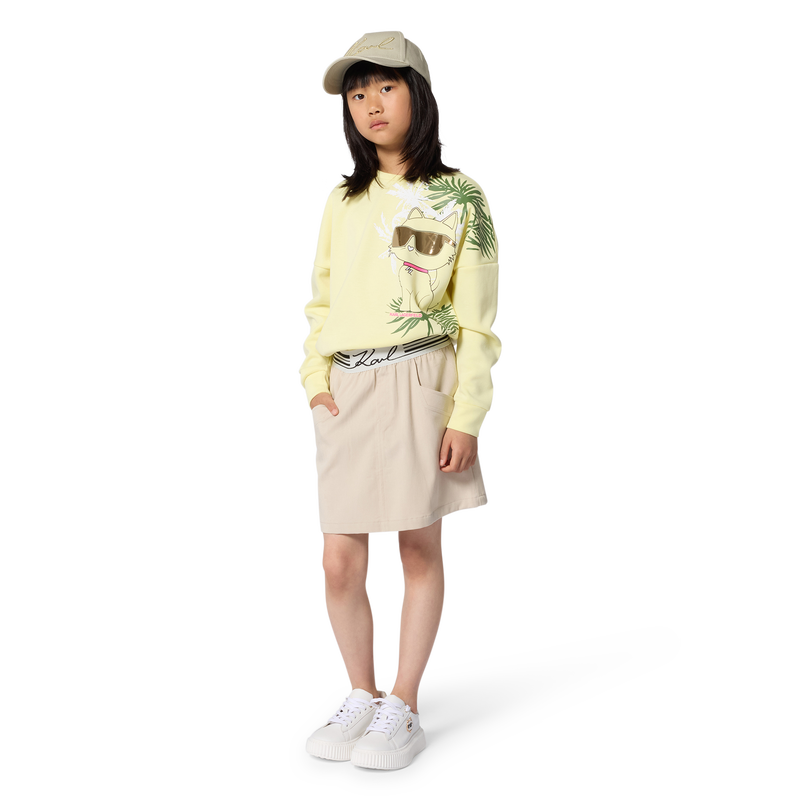 Elastic Waist Skirt