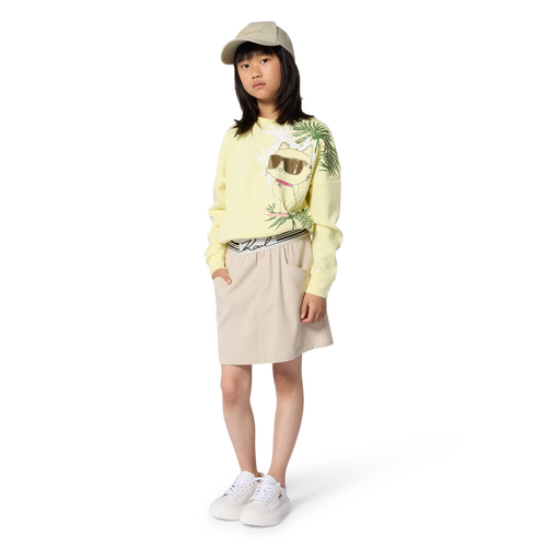 Elastic Waist Skirt