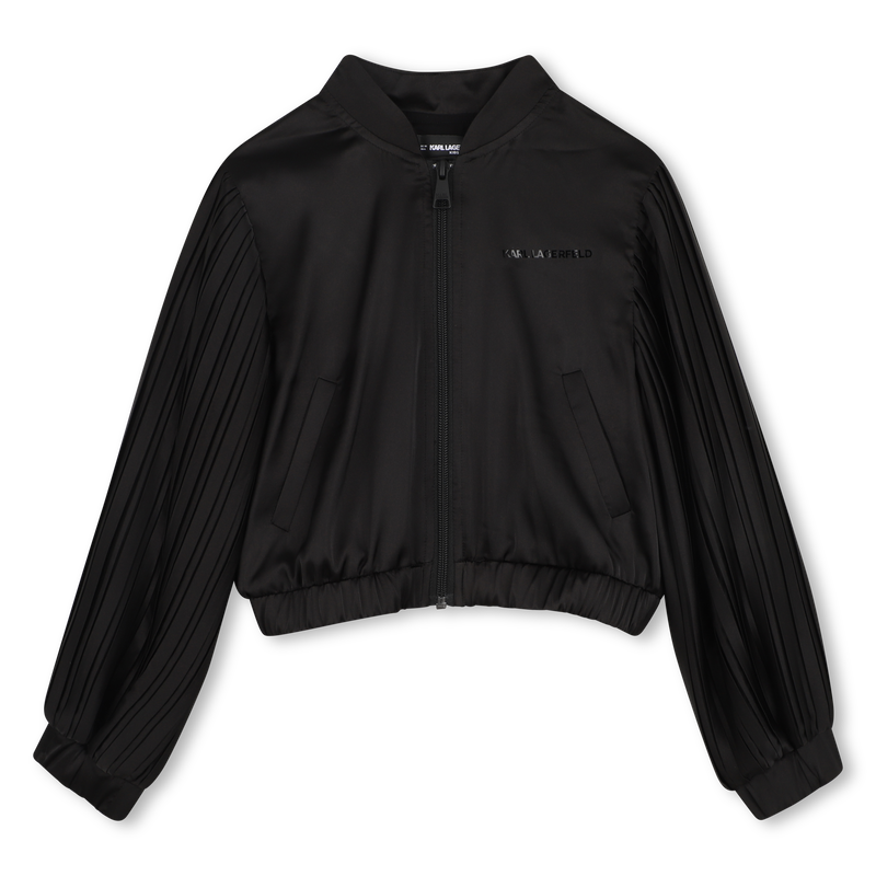 Pleated Sleeve Jacket
