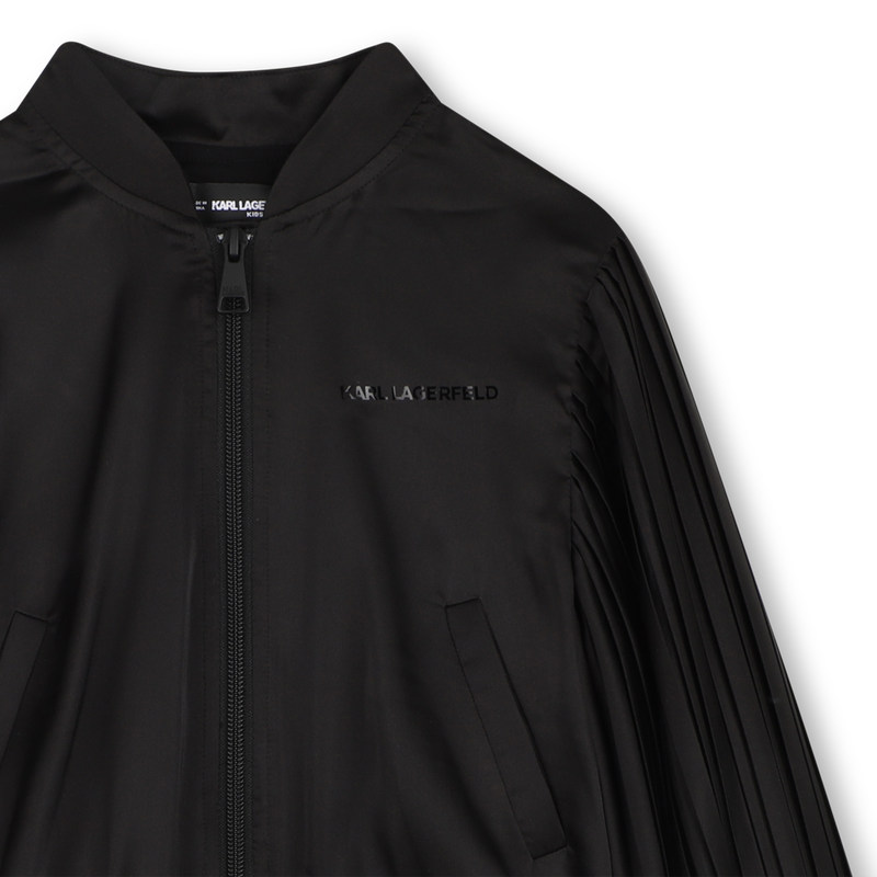 Pleated Sleeve Jacket