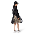 Pleated Sleeve Jacket