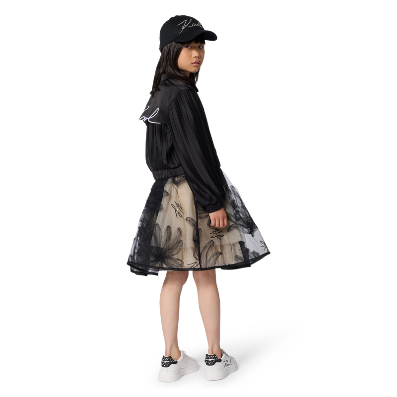 Pleated Sleeve Jacket