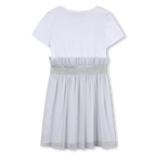 Bi-Material Dress