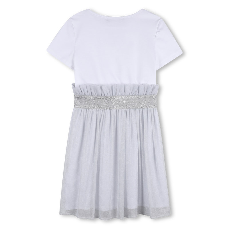 Bi-Material Dress