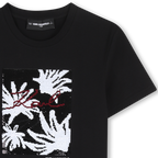 Black Sequins T-Shirt