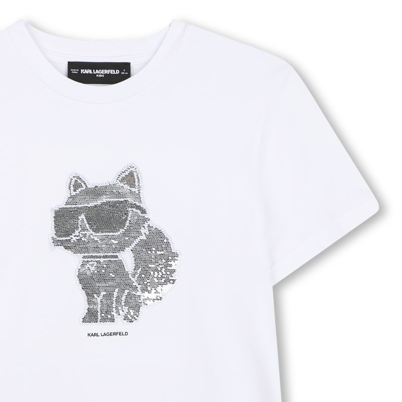 White Sequins T-Shirt