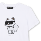White Sequins T-Shirt