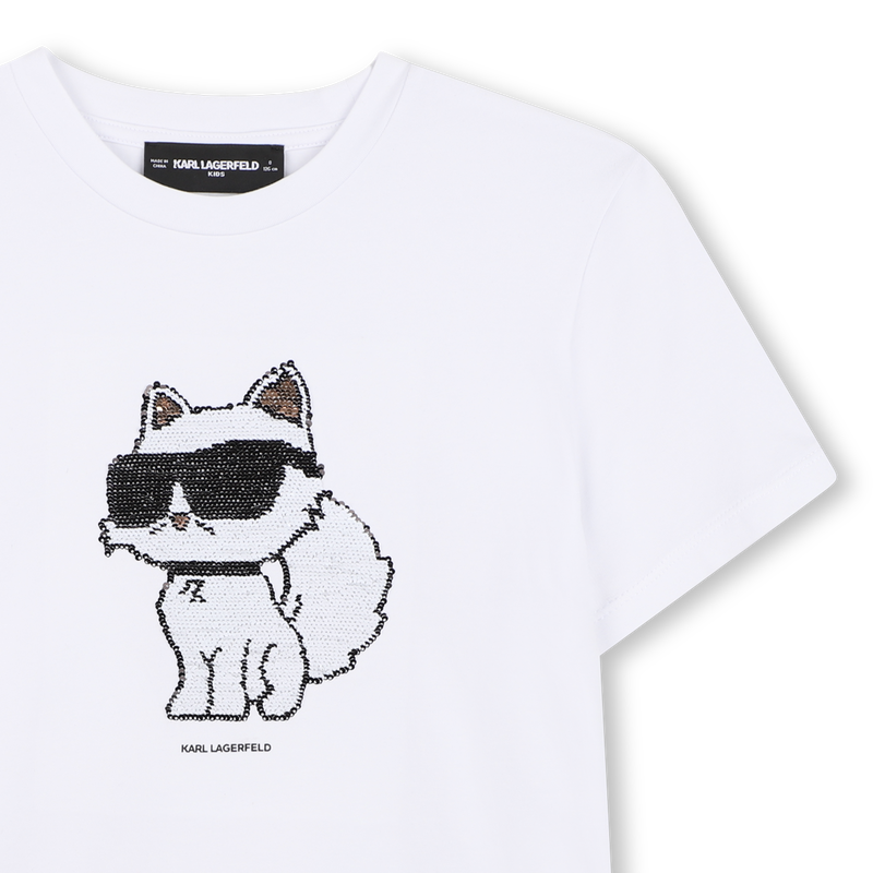 White Sequins T-Shirt