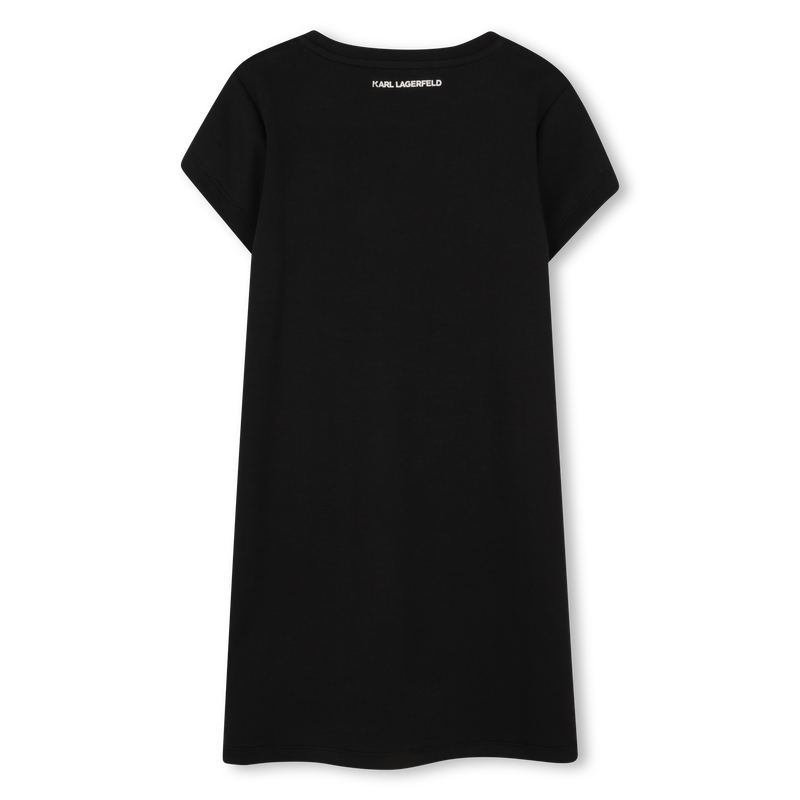 Black Short-Sleeve Dress