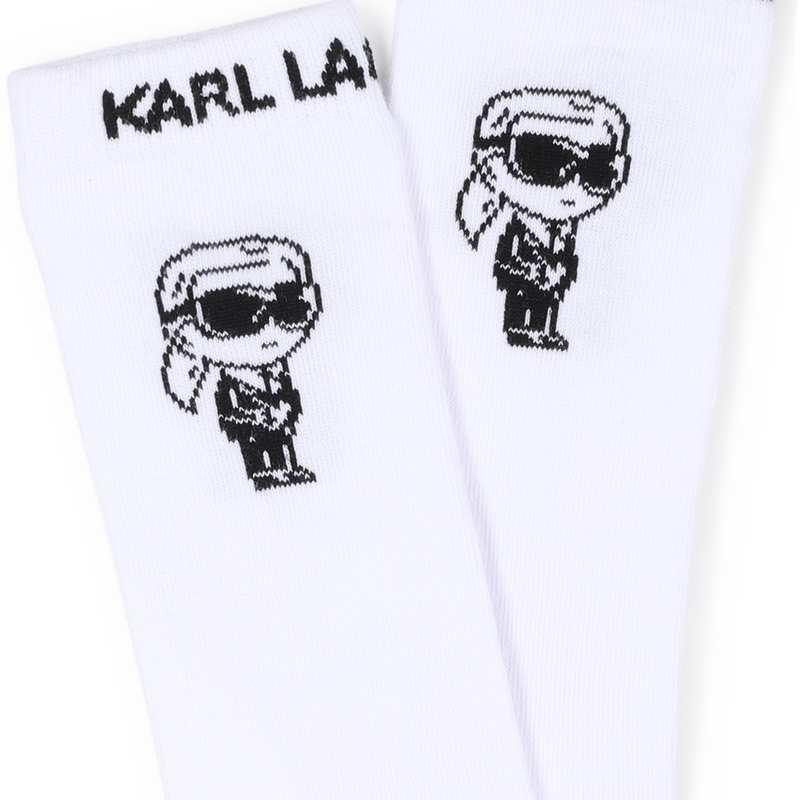 Printed Knee-High Socks