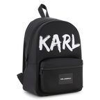 Black Logo Backpack