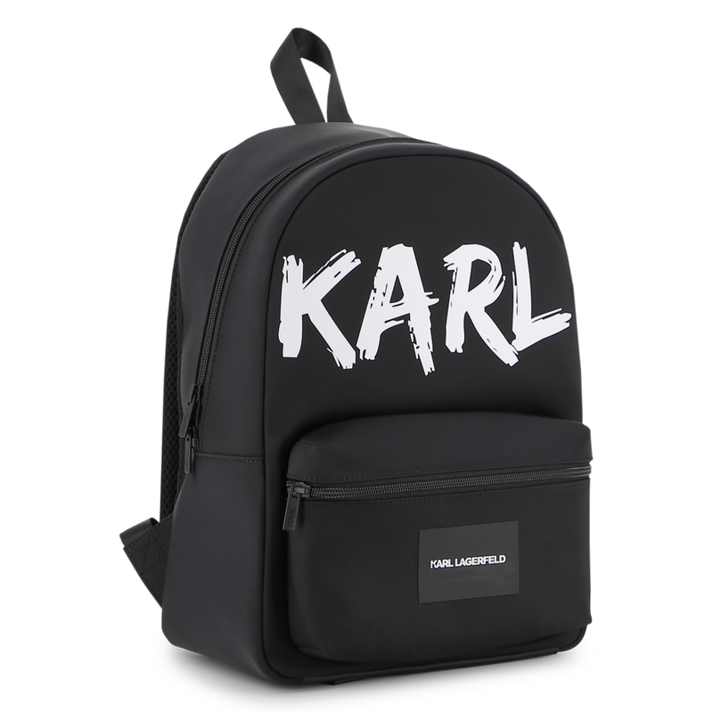 Black Logo Backpack