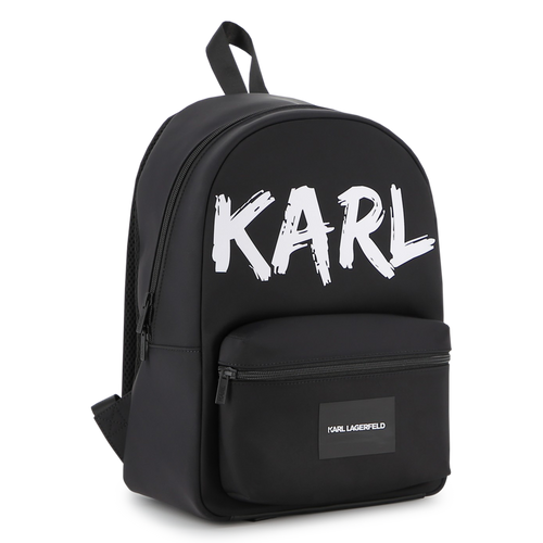 Black Logo Backpack
