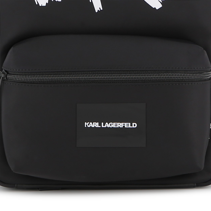 Black Logo Backpack