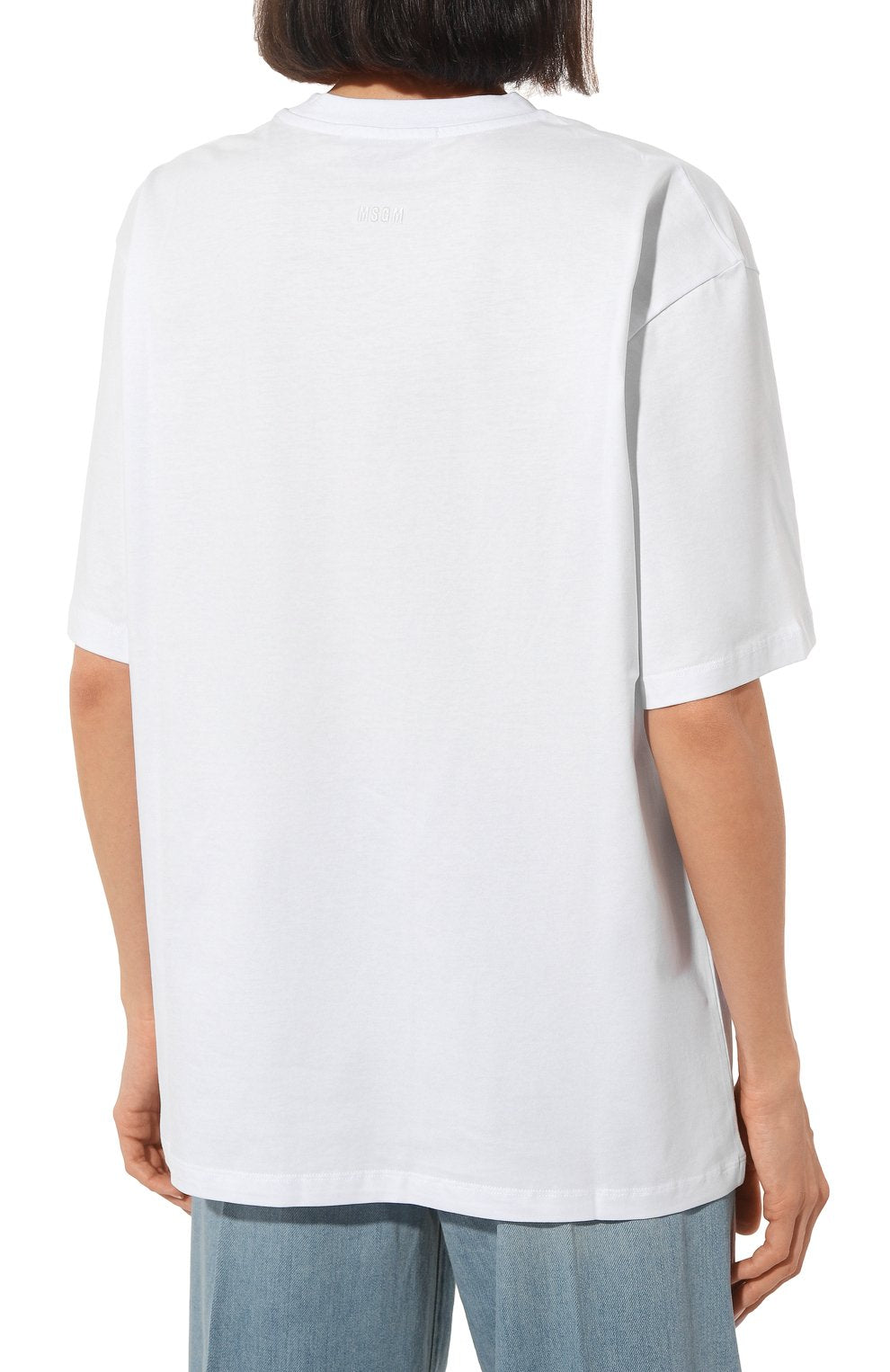 White Lingerie Printed T-Shirt