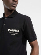 ALEXANDER MCQUEEN - Тениски - Graffiti - Logo Polo T-Shirt - Love|Labels