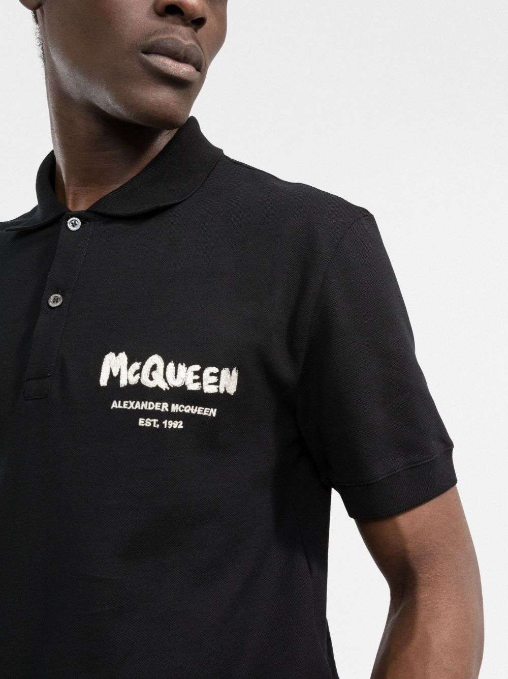 ALEXANDER MCQUEEN - Тениски - Graffiti - Logo Polo T-Shirt - Love|Labels