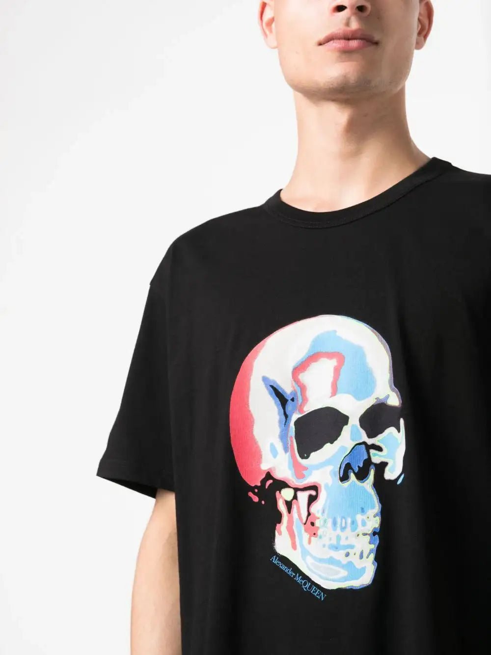 ALEXANDER MCQUEEN - Тениски - Skull - Graphic Cotton T-shirt - Love|Labels