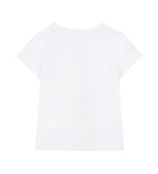 White T-Shirt With Sequin Detail