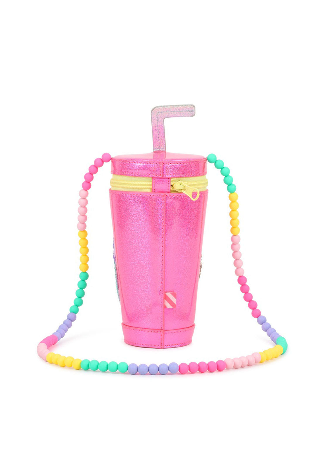 Milkshake beaded rainbow shoulder bag