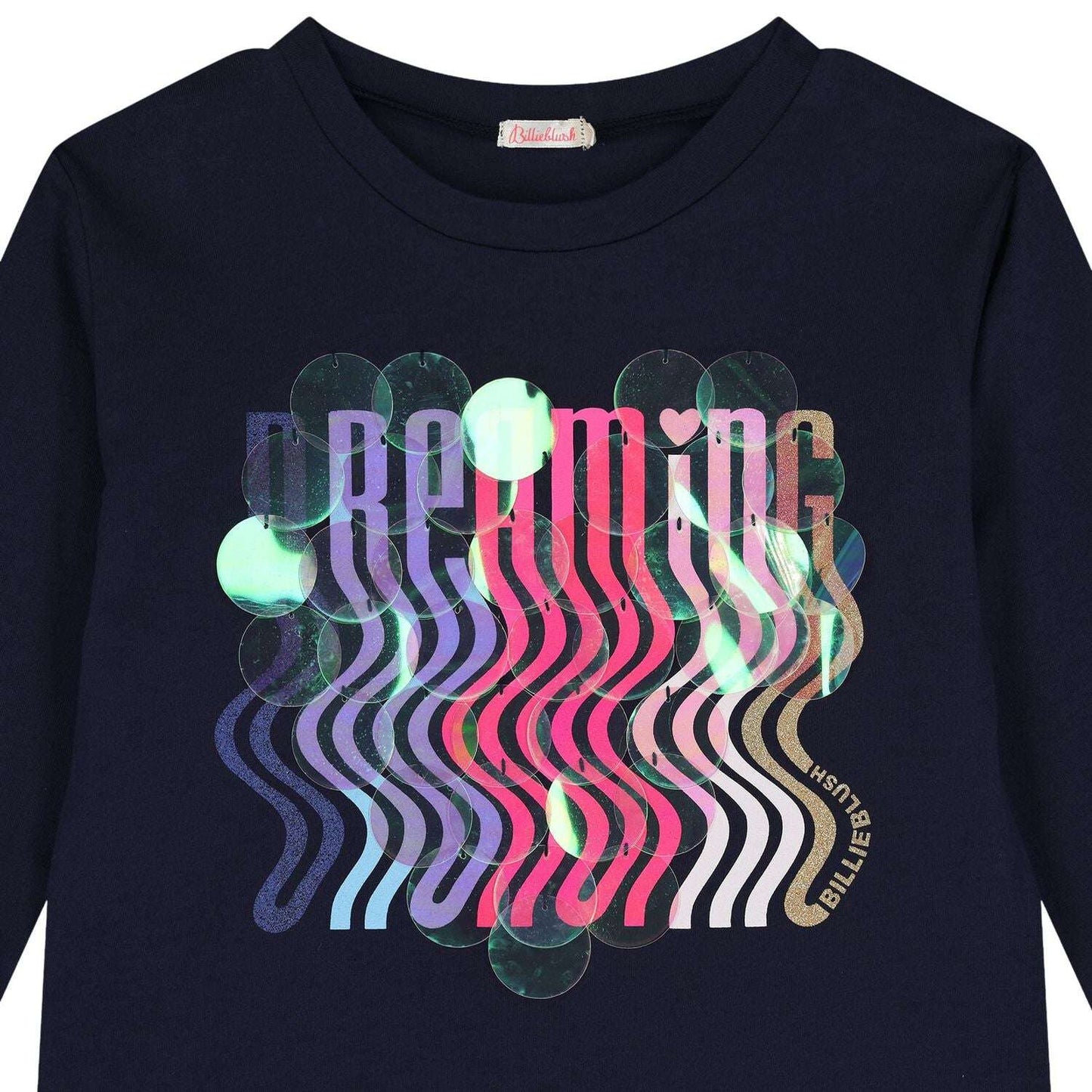 Billieblush - Блузи - Navy Blue Sequins Top - Love|Labels