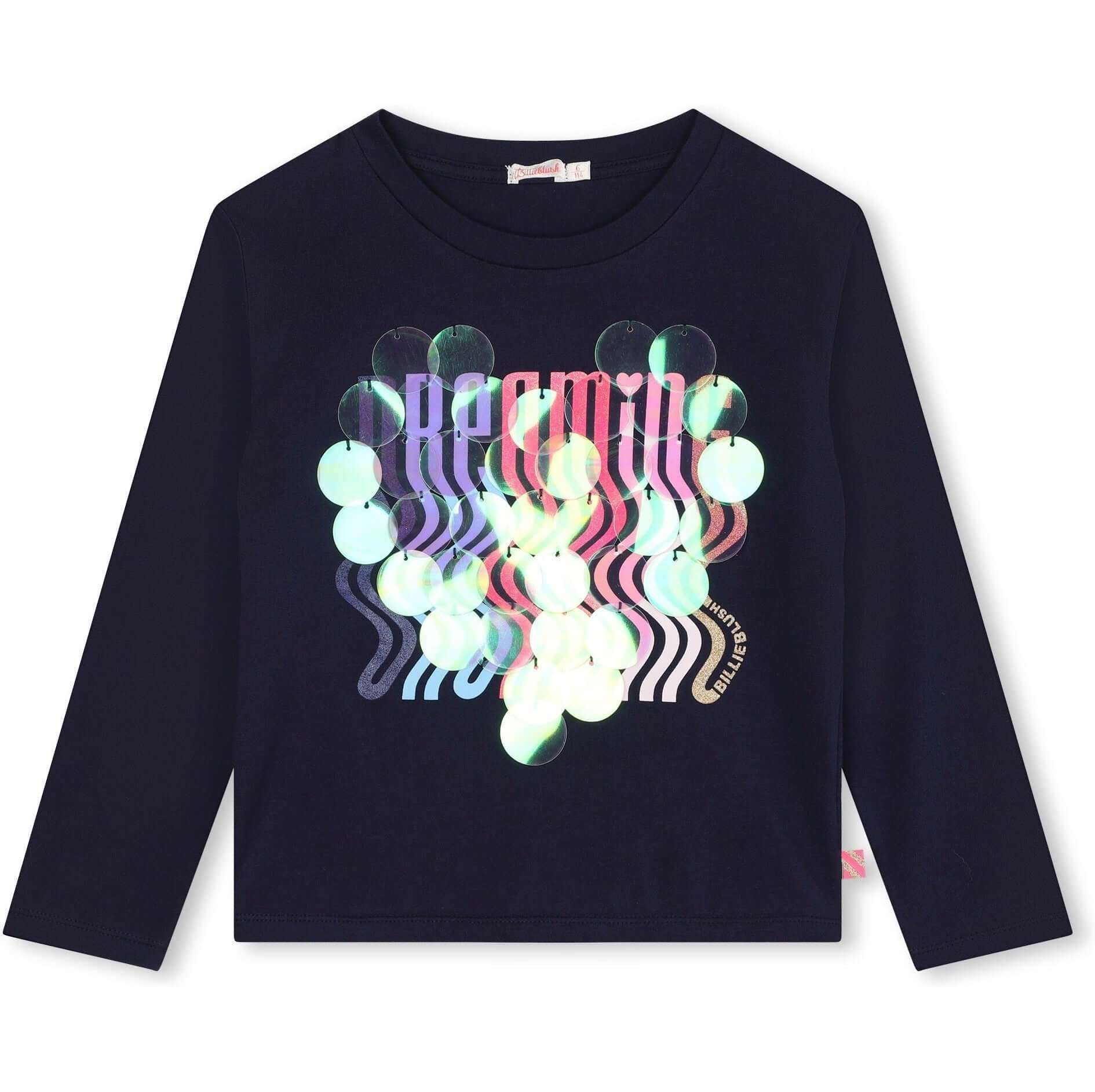 Billieblush - Блузи - Navy Blue Sequins Top - Love|Labels