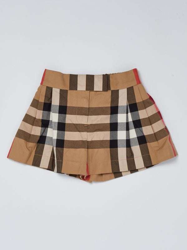 BURBERRY Kids - Поли - Brown Checked Skirt - Love|Labels