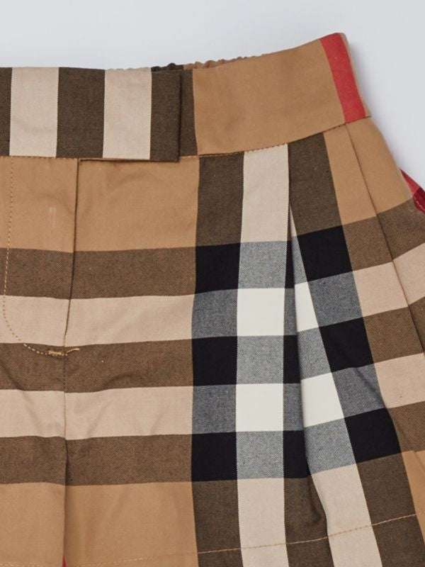BURBERRY Kids - Поли - Brown Checked Skirt - Love|Labels