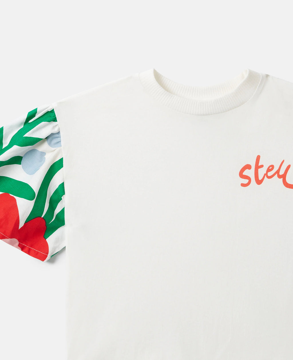 Floral Sleeves T-Shirt