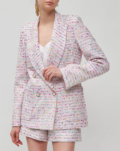 Multicolor Bouclé Jacket